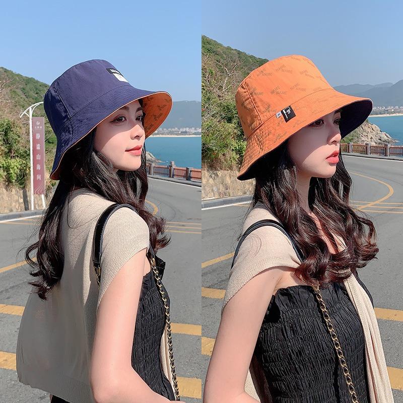 Fisherman's Hat for Women's Summer Korean Style Sun Protection and UV Sun Protection Hat Spring and Autumn Versatile Japanese Double Basin Hat