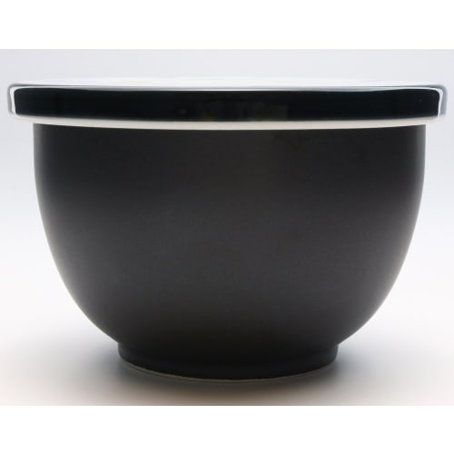 Toyo Ceramics Arita Ware Ceramic Rice Container, Holds Rice, Microwave-Safe, Flat Lid, Clover Pattern, Y052-3