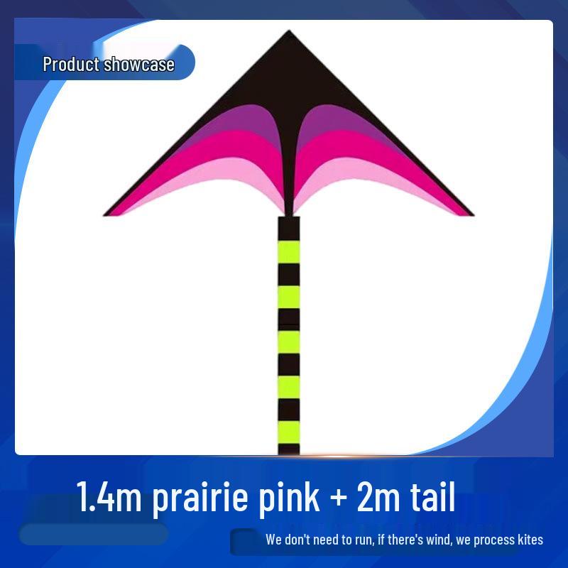 Great Plains Extra Large Rainbow Kite for Kids - Excellent Flying Cartoon Design