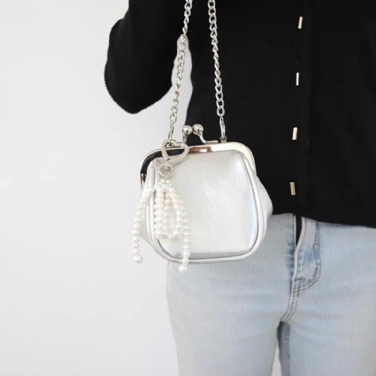 Beaded Phone Lanyard Wrist Strap Bow Heart Pearls Beads Phone Charm Keychains