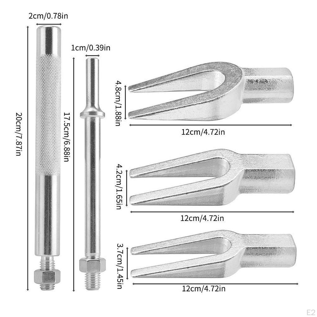 5x Ball Joint Splitter Tie Rod Removal Joint, Rod, and Pitman Arm with Storage Box