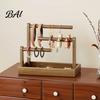 Hair Band Organizer Wooden Headband Holder Stand, Accessories Tray for Hairbands, Scrunchies, Wood Storage Rack Ties, Bows & Clips, Jewelry