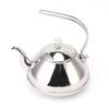 Stainless Steel Teapot Large Capacity Stovetop Kettle with Filter for Home Camping 1.5L Silver