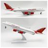 Miniature Plane Kid Toy 1/250 Scale Air India Aircraft 30CM 747 B747 Airplane Model Plane Replica Diecast Souvenir Gift