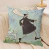 Copricuscino Retro S-Sam Toft Art Peluche Corto Setoso Cerniera Invisibile Antipolvere Federa per Cuscino da Divano per Decorazione Domestica