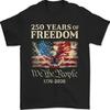 America 250th Birthday US Flag 250 Years We The People 1776-2026 Unisex T-Shirt