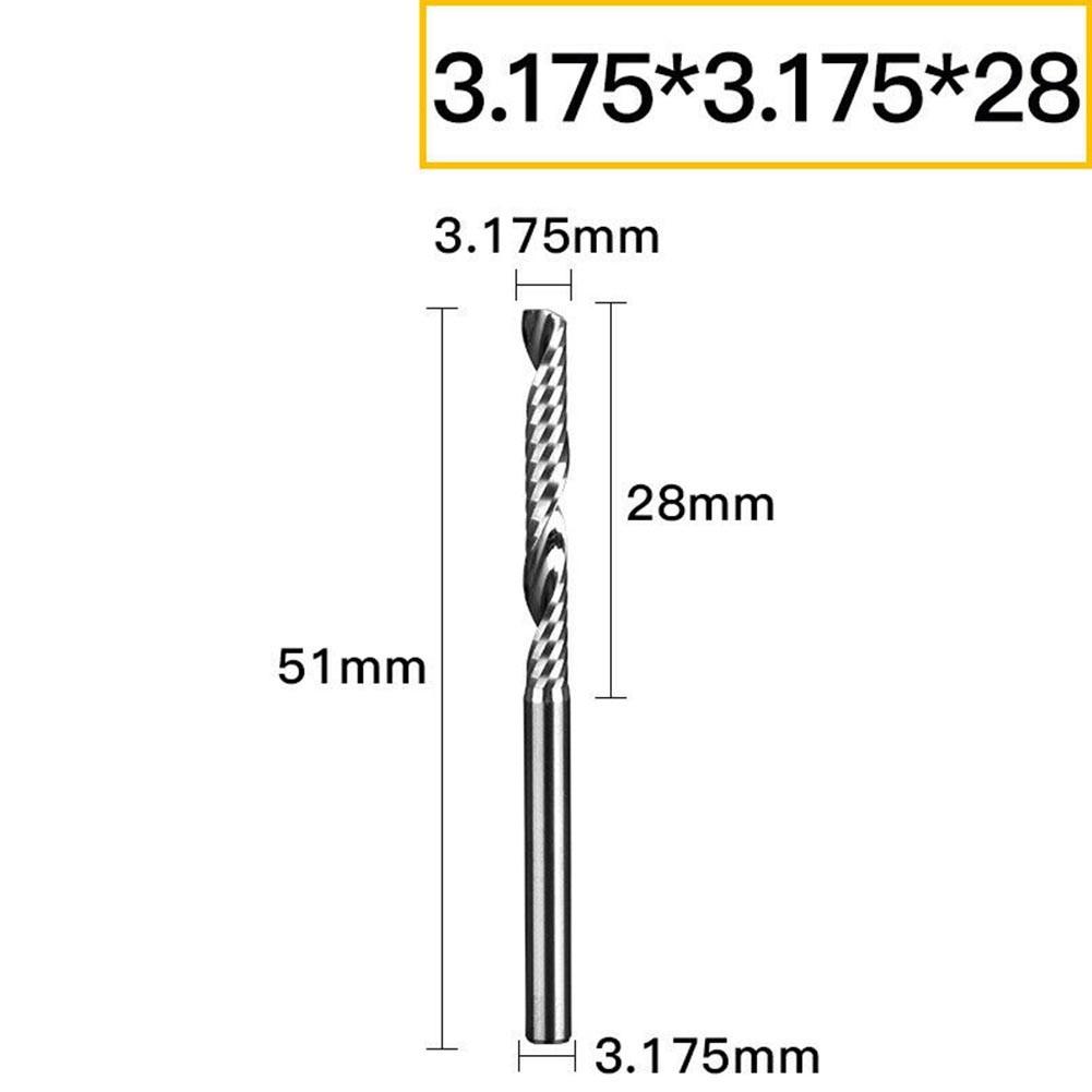 Efficient and Spiral Milling Cutter Perfect for Acrylic and Board
