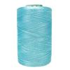 Aqua Blue Spool Overlocking Hand Machine Polyester Cones Serger 400 Mtr