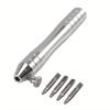 1Set Stainless Steel Watch Crown Tube Insert Remover Opener Holder with 4 Pins for Removing Case Tube.