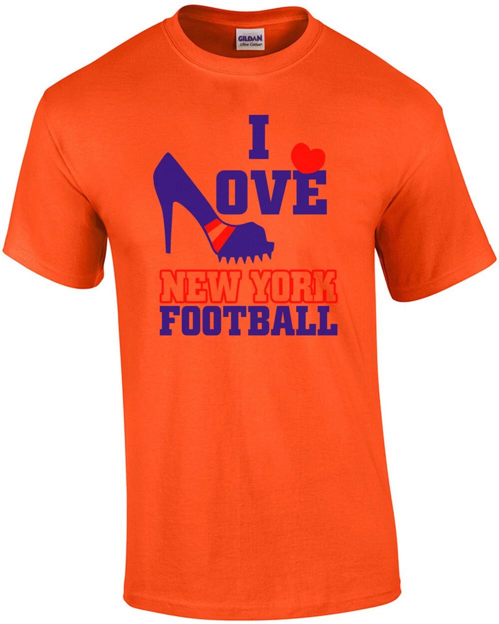 I Love New York Football T-Shirt XL