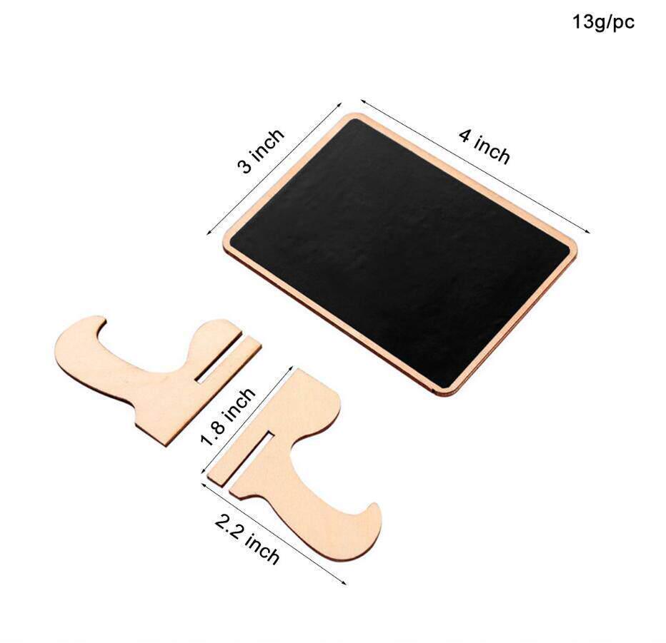 

Mini Blackboard Stand - Wooden Display Sign for Weddings & Desserts