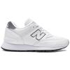New Balance Nb 576 Bequeme Schlichte Leder Strapazierfähig Atmungsaktiv Low-Top Lässige Laufschuhe Damen Sneaker Weiß Grau W576WWL