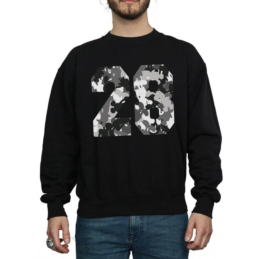 Disney Mens Mickey Mouse Pattern 28 Sweatshirt