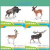 Realistic Plastic Forest Animal Model Set Featuring Impala Antelope And Majestic Deer Figurines For Collectors And Decor