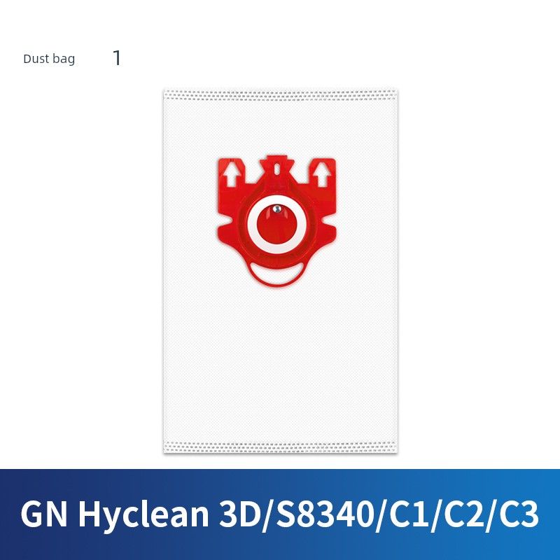 

Подходит для аксессуаров для пылесоса Miele Мешок для сбора пыли C3 C1 C2 Мешок для мусора GN Hyclean 3D Расходные материалы Red dust bag * 1