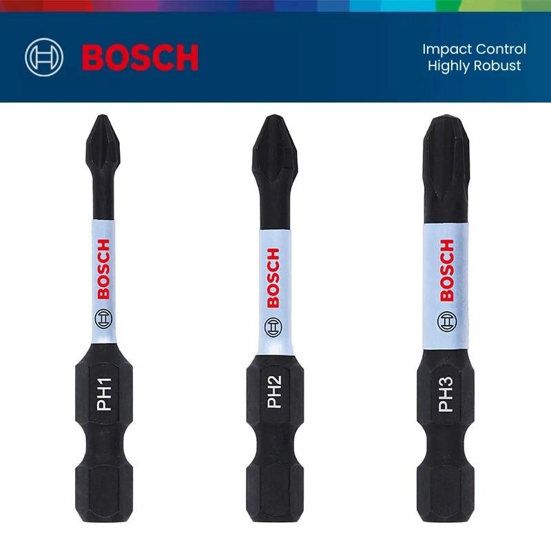 Bosch Profesionální rázové bity Tvrdé rázové šroubovací bity S2 Sada ocelových šroubovacích bitů pro elektrické nářadí Bosch GDR GDX