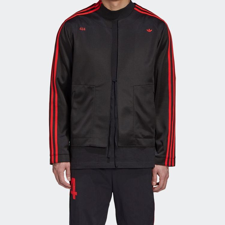 Adidas Originals Japanese Kimono-Inspired Track Jacket Men Outerwear Black FU4178
