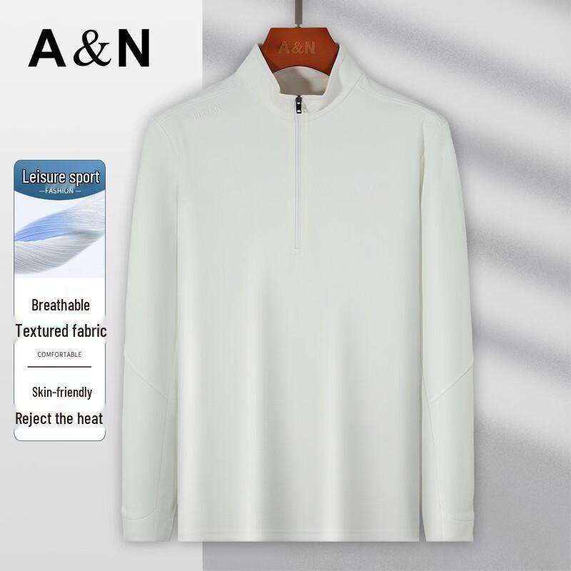 Antonio Men s Half-Zip Long Sleeve Pullover 3XL