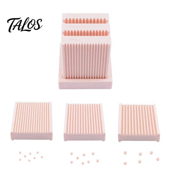 DIY Clay Crafting Tools 3Pcs 1/1.5/2MM Mini Polymer Bead Maker, Strip Rolling Mold, Roller Tool Beads Shaping for Jewelry Making Bracelet Necklace