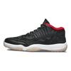 Air Jordan 11 Retro Low IE Bred 2021 Men Sneakers Black White True-Red 919712-023
