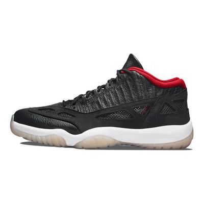 Air 11 Retro Low IE Bred 2021 Sneakers da Uomo Nero Bianco Rosso Vero 919712-023
