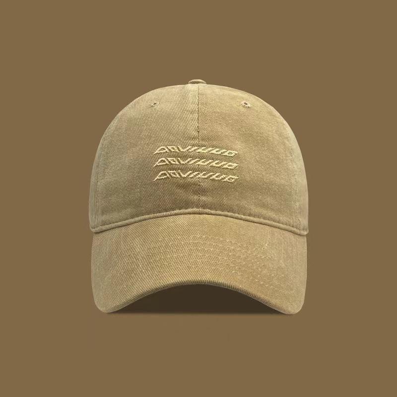 American-style High-quality Embroidered Baseball Cap for Women with Large Head Circumference, Makes the Face Look Smaller, Versatile for Couples,