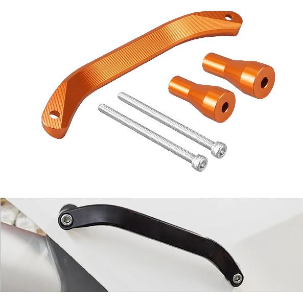 NICECNC Black CNC Rear Grab Handle Compatible with KTM 125-450 SX/SXF/XC/XCF 2016-2018 125-500 XCW/EXC/EXCF 2017-2019 Compatible with KTM Accessories