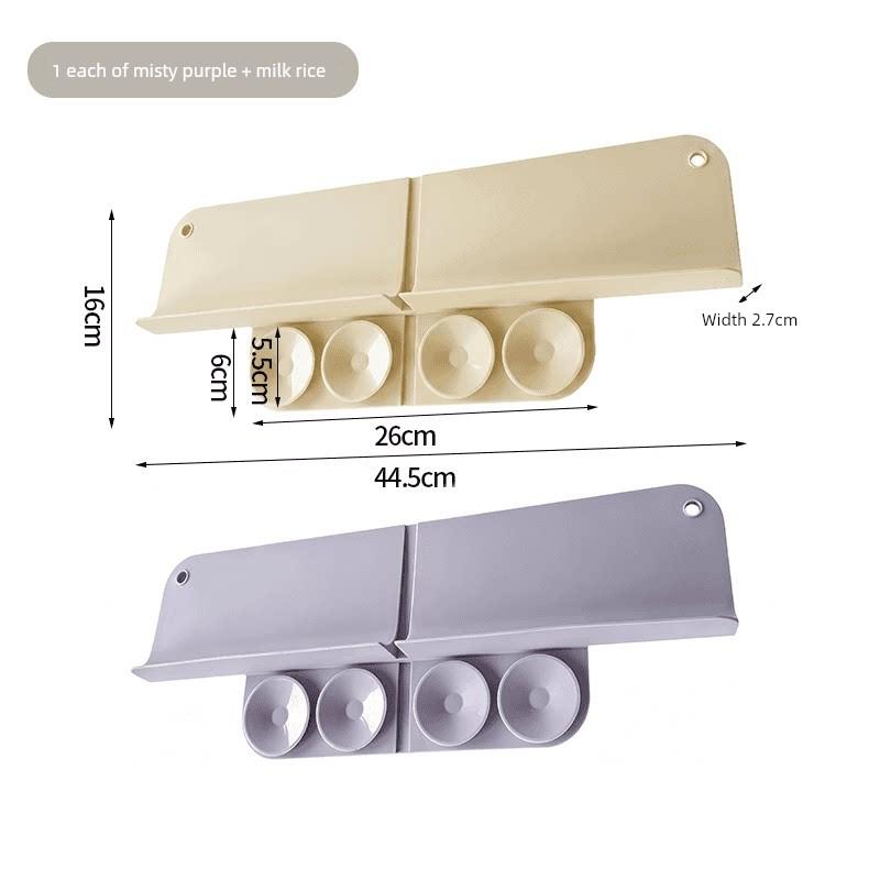 Foldable Splash-Proof Water Barrier with Suction Cups, Foldable Water Barrier for Kitchen Countertops, Anti-Splash Mat for Sink, Partition Board