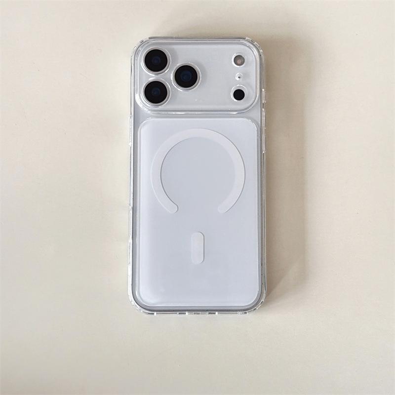 

Premium Transparent Magnetic iPhone 14/13 Compatible Pro Max Case - Drop-Proof iPhone 14 Pro