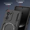 KEYSION Hollow Heat Dissipation Case for Infinix GT 30 Pro 5G TPU+PC Magnetic Cooling Shockproof Phone Cover for Infinix GT 30