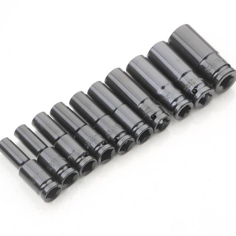 10Pcs Socket Wrench Set, Universal Socket Wrench Set, Deep-Slot Socket Wrench Set, Pneumatic Maintenance Tool Wrench 1SET