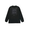 Li Ning X Jackie Chan Kollaboration Kung Fu Serie Einfarbige Geometrische Muster Locker Langarm Pullover T-Shirt Herren Oberteile Schwarz AHSR885-3