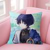Games Genshin Impac Wanderer    Cushion Cover Pillow Cover Decor Pillowcase Printed Cushion Case for Couch