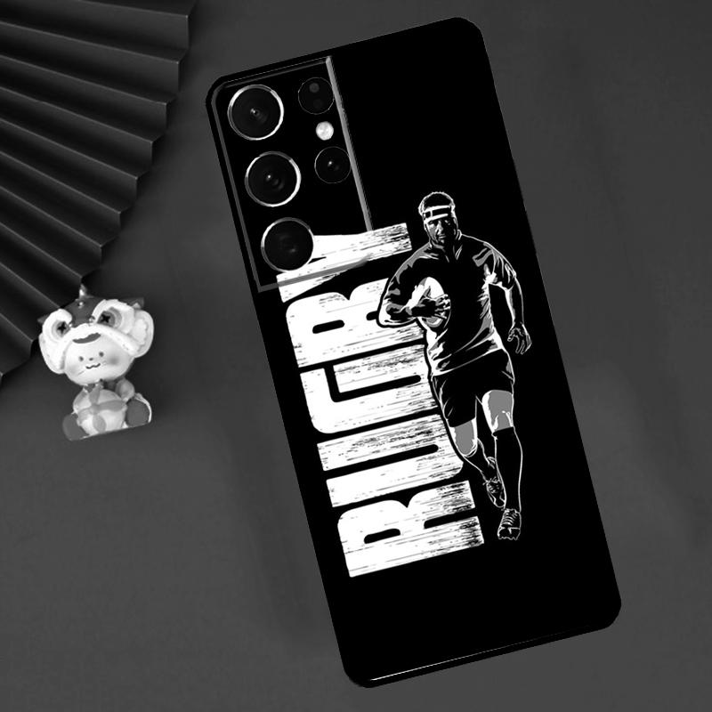 Rugby-Fußball-Sporthülle für Samsung Galaxy S24 S23 S25 S26 Ultra S20 FE S21 S22 Plus S10 S25 FE
