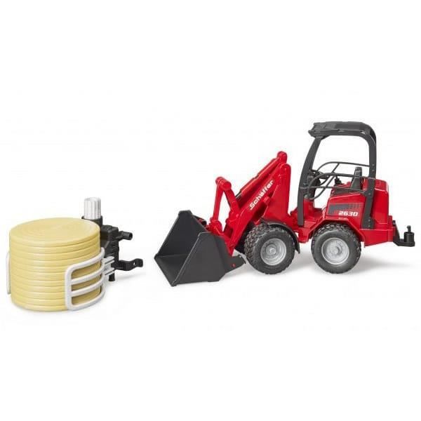 Chargeur Compact Schaffer 2034 Avec Pince Et Balle De Paille - BRUDER