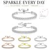 Fashionable Zircon Tennis Bracelets for Women Dazzling Various Shape Crystal Chain On Hand Trend Sexy Party Accessories Jewelry