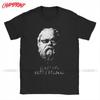 Ich weiß nichts Sokrates Philosoph T-Shirt für Männer Reine Baumwolle Lustiges T-Shirt Platon T-Shirt Kurzarm Kleidung Bedruckt