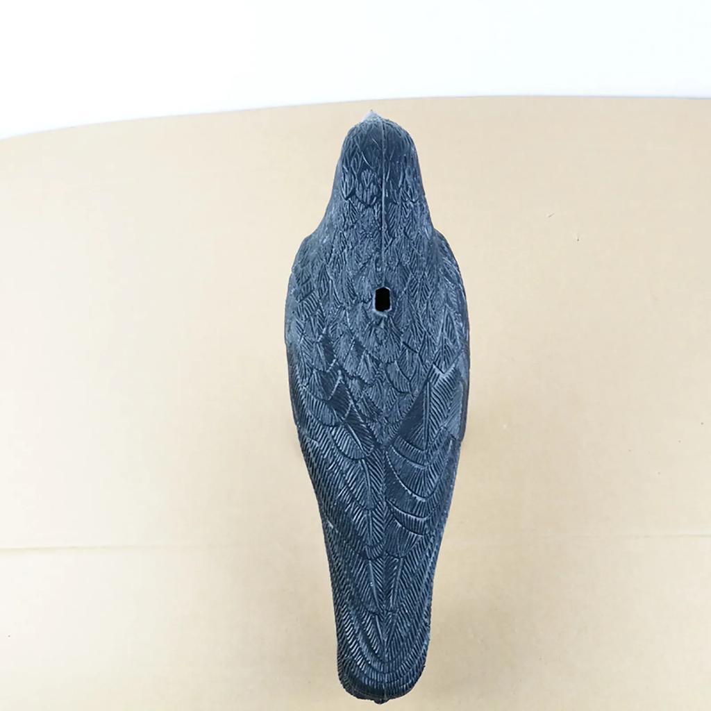 Exterior Simulation Black Crow Raven Bird Repellent Pest Control Pigeon Garden Decoration Outdoor