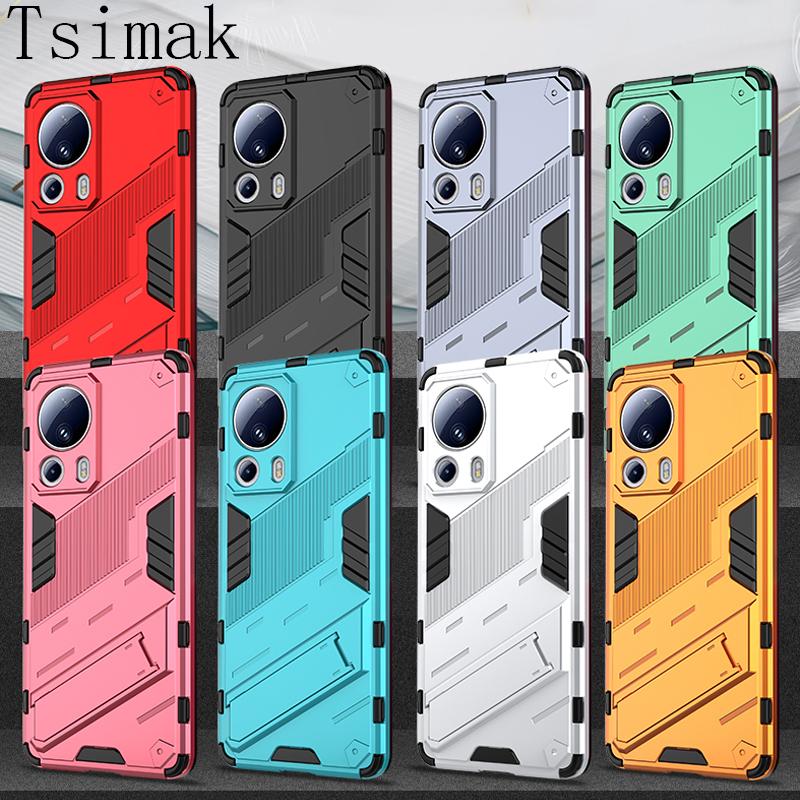 Stoßfeste Hülle für Xiaomi 13 Lite 13T Pro Mi13 Hülle Armor Protect Halter Rückseite Coque für Redmi 13C Note 13 Pro 4G 5G Fundas