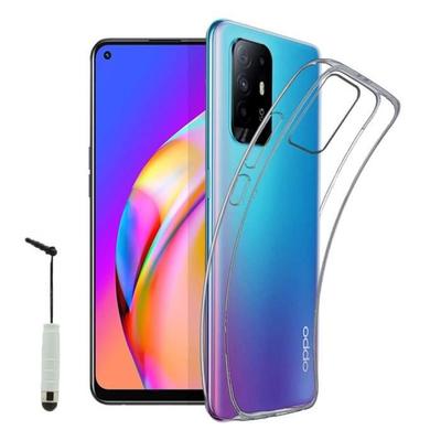 Protective Case - VCOMP - Oppo A94 5G - UltraSlim - Transparent - Mini Stylus Included