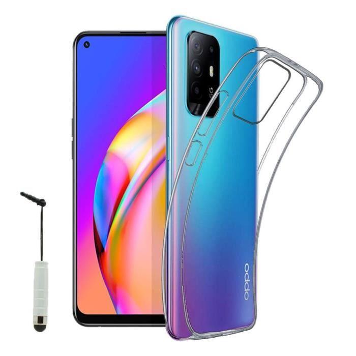 Coque de protection - VCOMP - Oppo A94 5G - UltraSlim - Transparent - Mini Stylet inclus