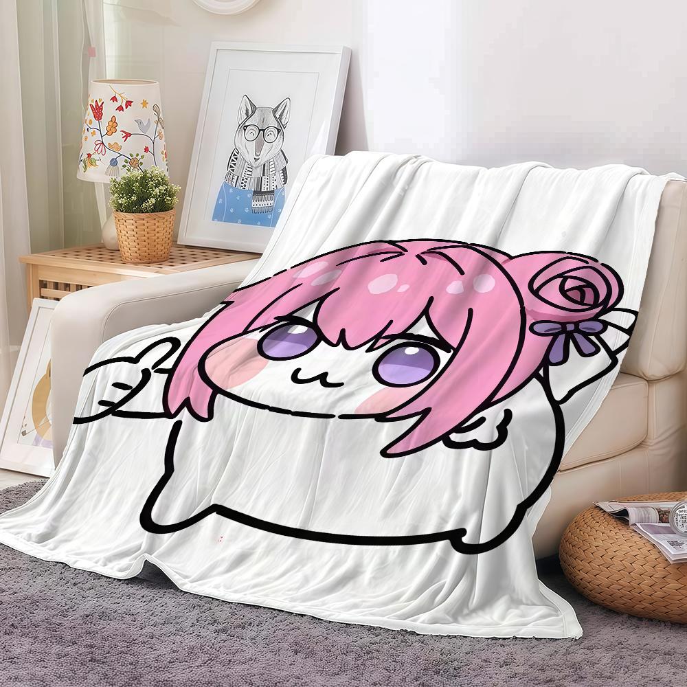 Cartoon cute N Nikke D DOROS Blanket For Sofa Office Bed Plane Travel Sleep Read Relax Camping Soft And Warm