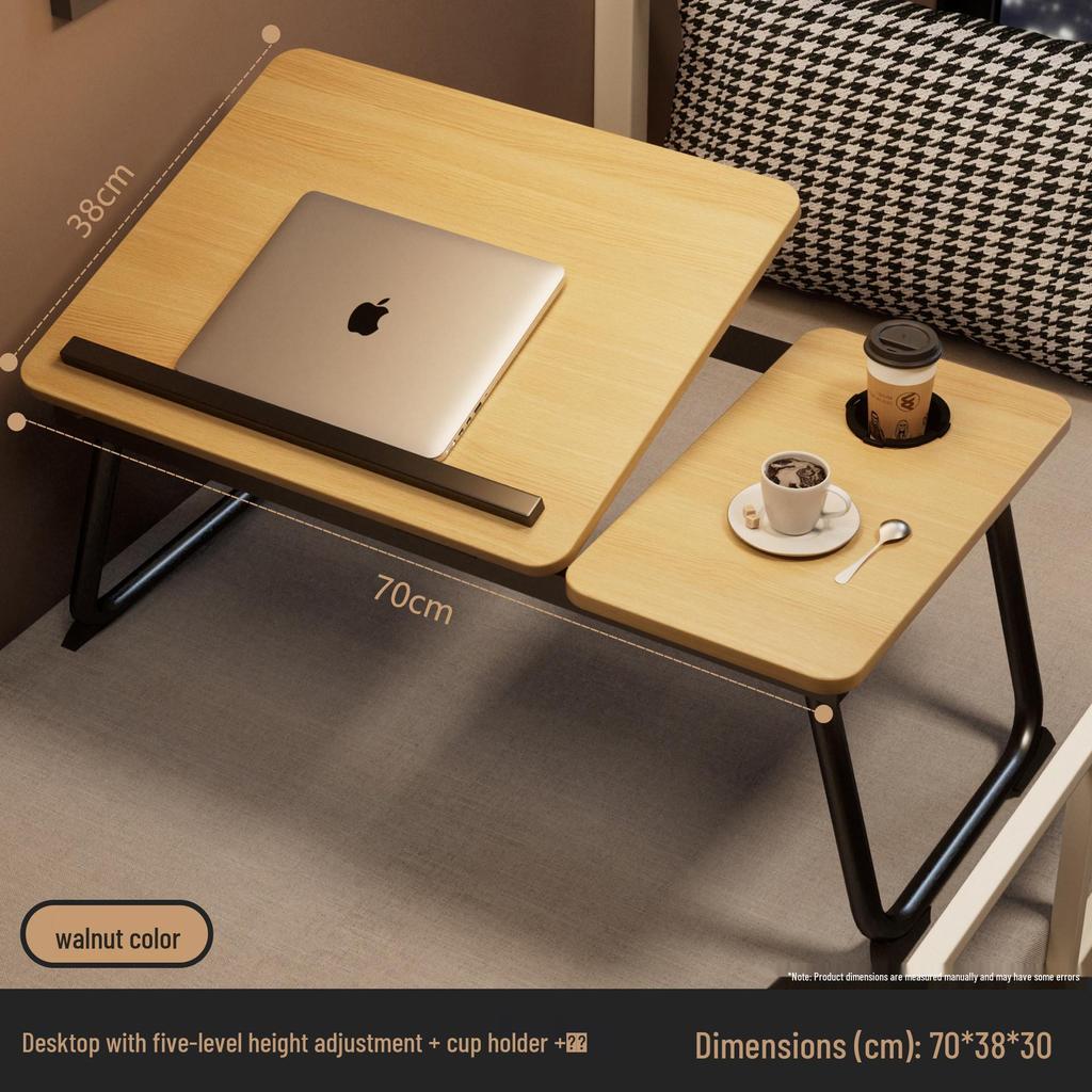 Adjustable Folding Bedside Table for Bedroom, Bay Window, or Dorm - Ideal for Study, Work, or Relaxation