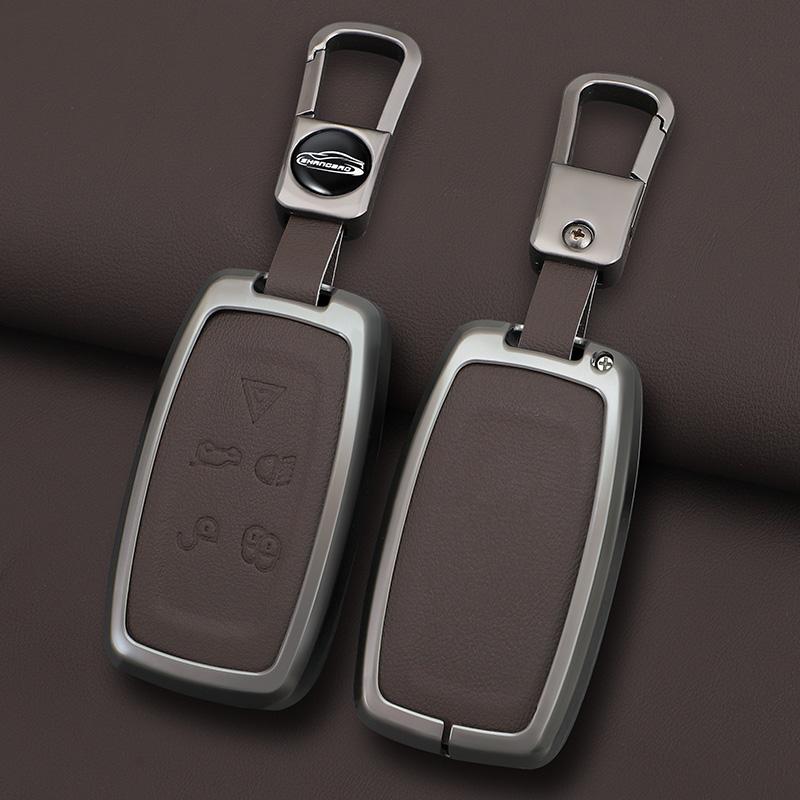 Interior Mouldings Car Key Case Cover For Land Rover Sport Freelander Discovery 4 Range Rover Sport LR4 2010 - 2012 Zinc Alloy L