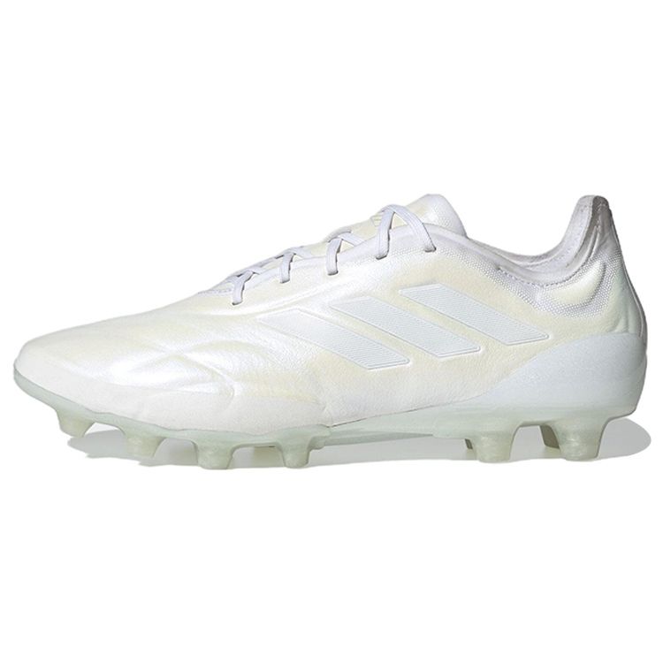 Adidas Copa Pure.1 Laced AG HG Shock Absorbing Anti-Slip Durable Football Shoes Men Football Shoes White ID4297