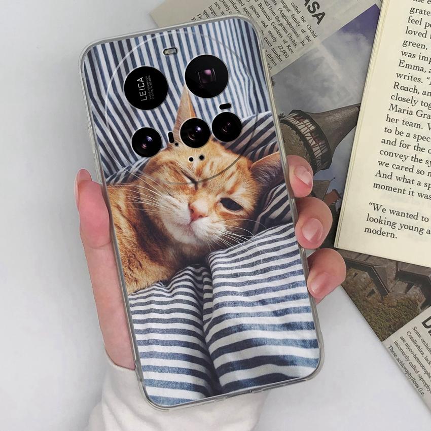 For Xiaomi 15T Mi 12 11 10 15 Ultra Cover Case Cute Duck Pattern Lens Protection Transparent Soft Silicone Dustproof Shell For Xiaomi Cellphone Casing