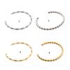 Practical High Polished Spirals Cuff Bracelet Comfortable Everyday Wear With Gifts Pouches Daily Use Casual Wear