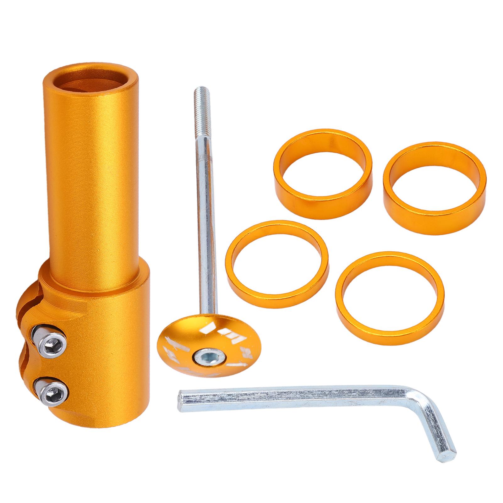 

Mountain Bike Stem Riser Extension Aluminum Alloy Bicycle Front Fork Tubes Extender for Mountain