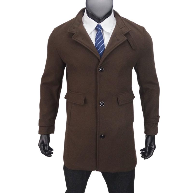 2024 New Men's Woolen Coat - Japanese Korean Casual Style Bestseller
