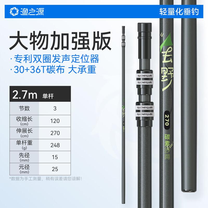 Yuzhiyuan Carbon Fiber Fishing Landing Net Rod